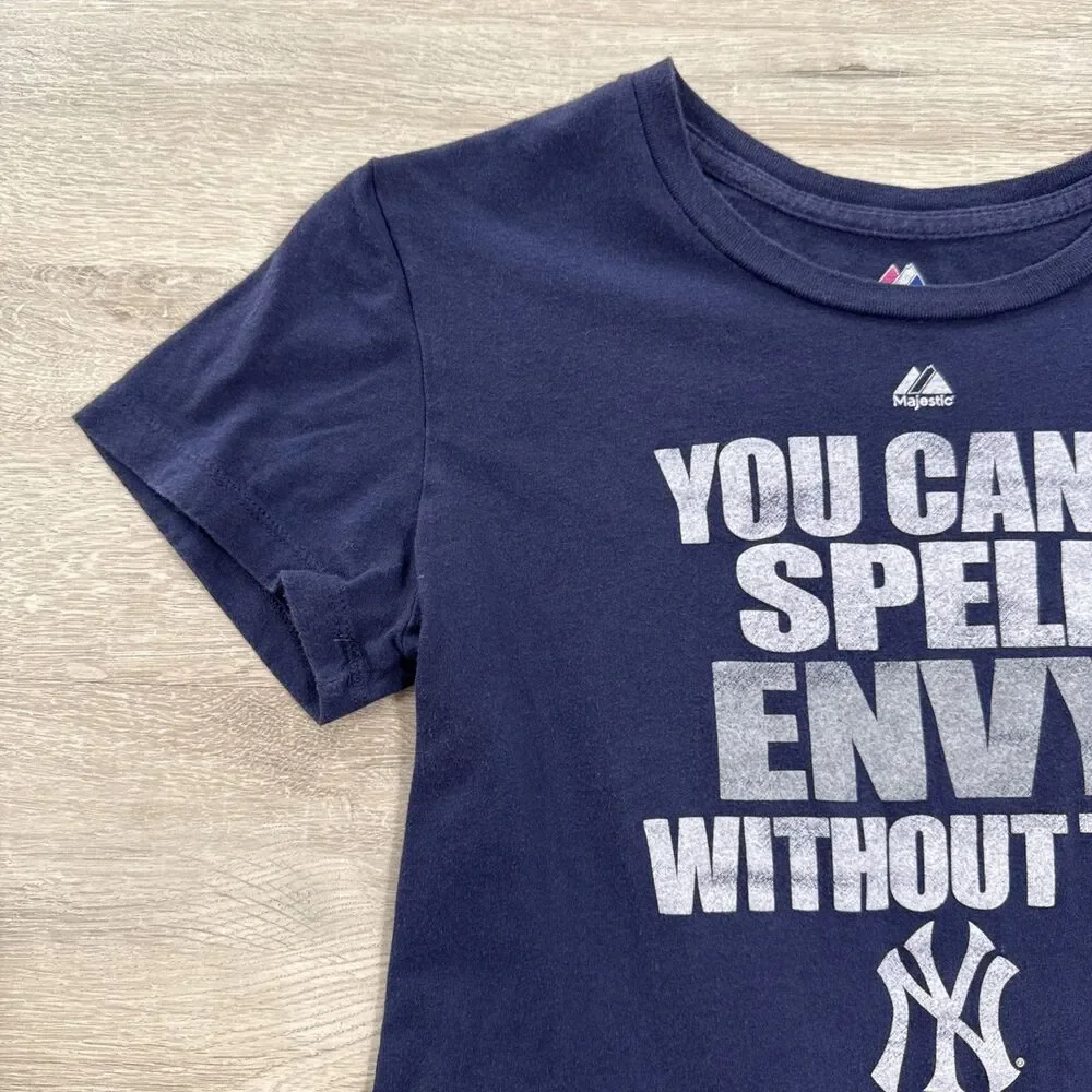 New York Yankees Shirt You Can't Spell Envy Without The NY Women's Blue Medium